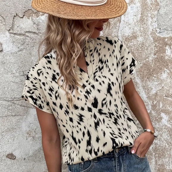 Animal print chic top - Picture 4 of 8